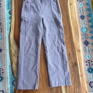 Betabrand Women's Cropped Pants in Mauve